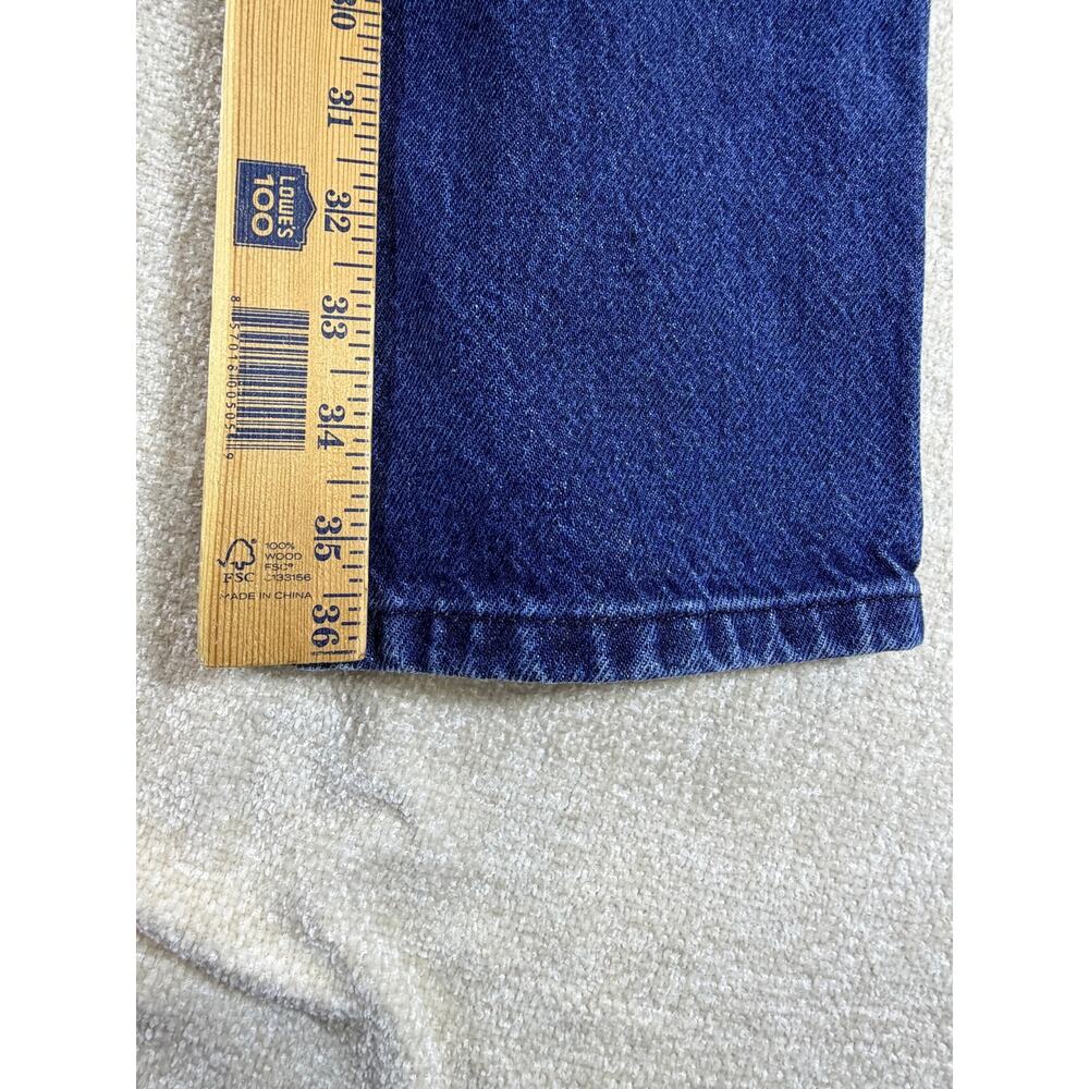 Rockies Women's Blue 26x36 SilverTab Straight Leg Western Denim Jeans Vintage - Picture 6 of 11